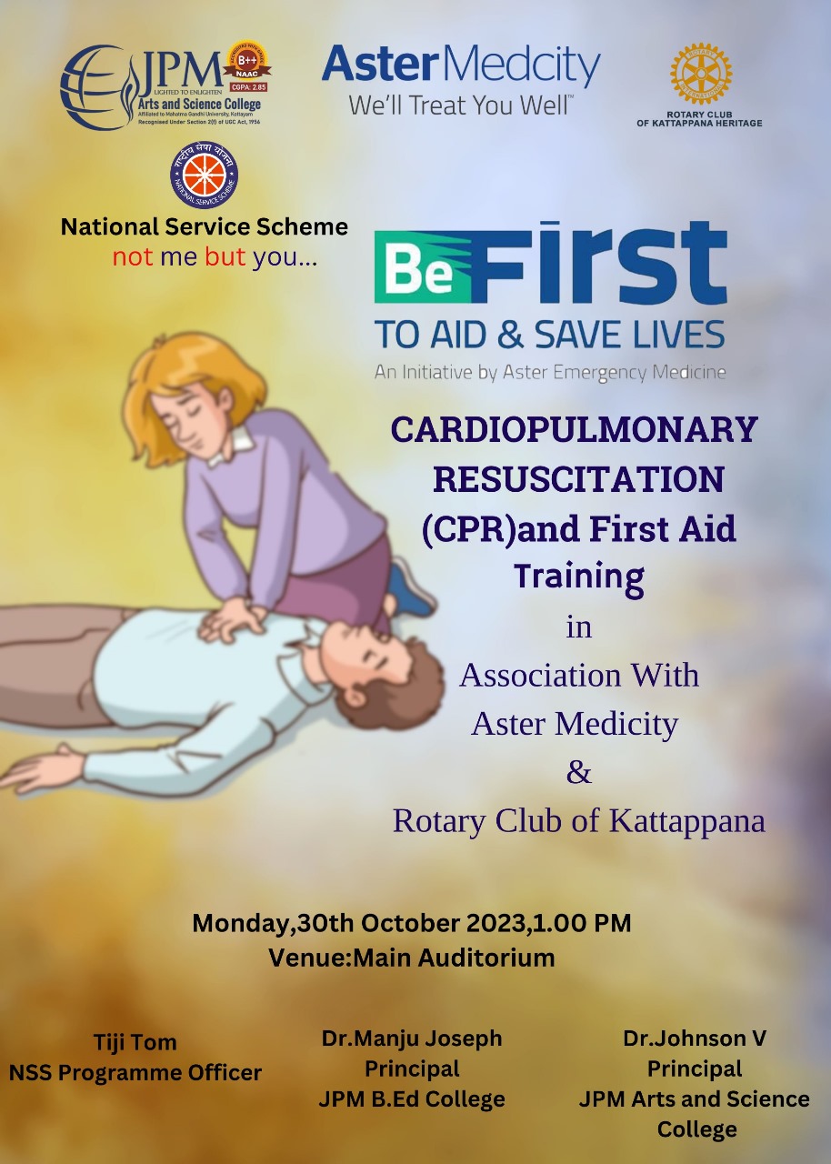 CARDIOPULMONARY RESUSCITATION and First Aid Training